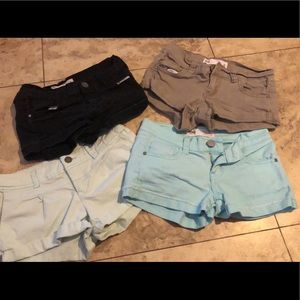 4 pairs of shorts